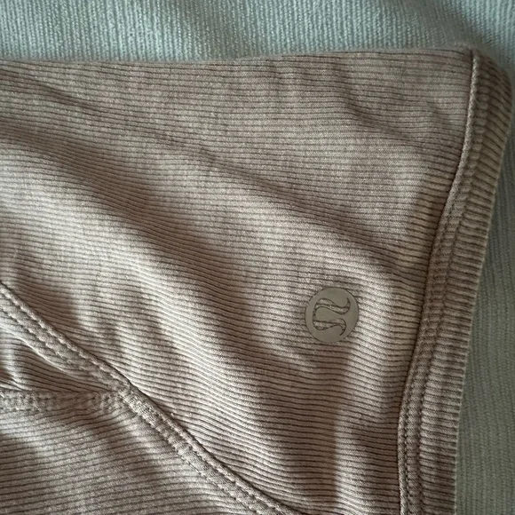 Lululemon Ribbed Beige Tank Top - Picture 3 of 3
